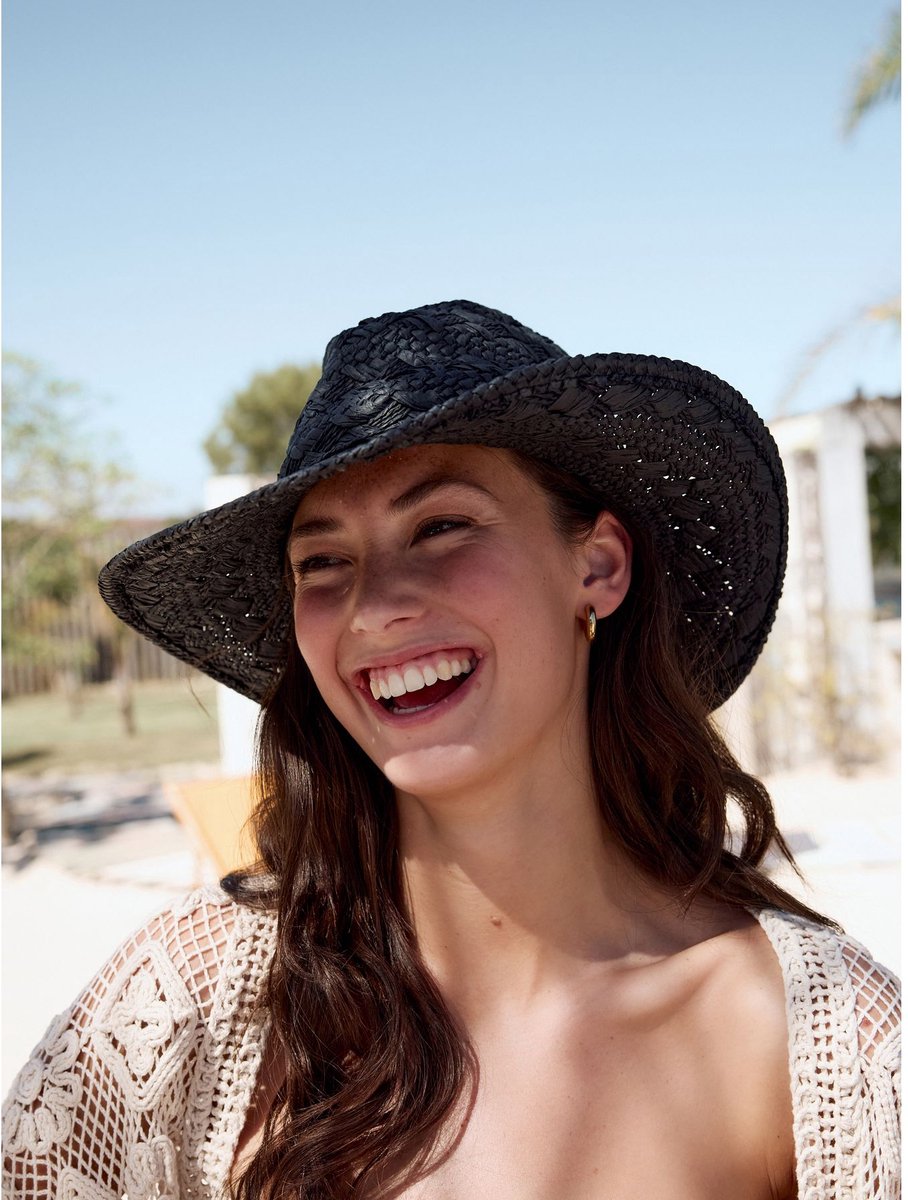 Next - Dames - Western Hat - Zwart