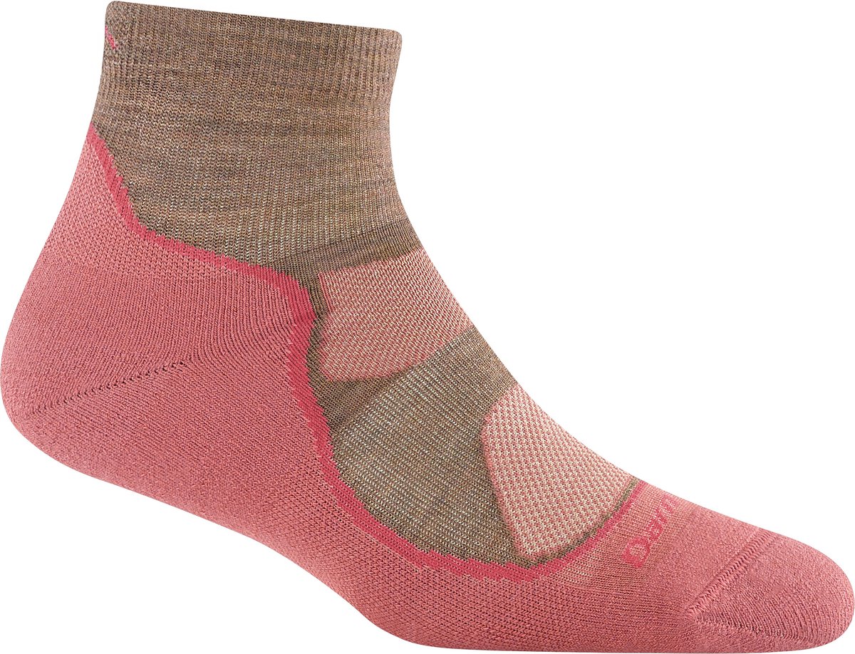 Light Hiker 1/4 Lightweight with Cushion Hikingsokken en wandelsokken van merinowol Grijs