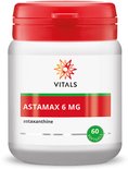 Vitals Astamax 6 mg softgel pot met rode dop. Bevat 60 softgels.
