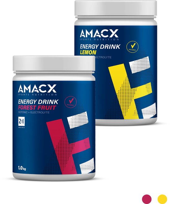 Amacx Energy Drink - Isotone - Elektrolyten - Sportdrank - Electrolytes - Lemon - 1000g - 32 servings — afbeelding 5