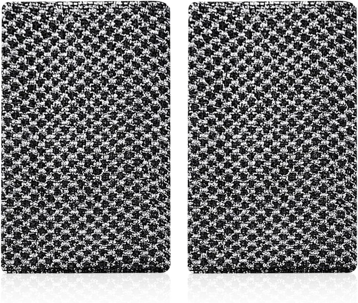 2 Stuks Geruite Rug Schrobdoek XL - Lange Peeling Handdoek voor Douche en Bad
