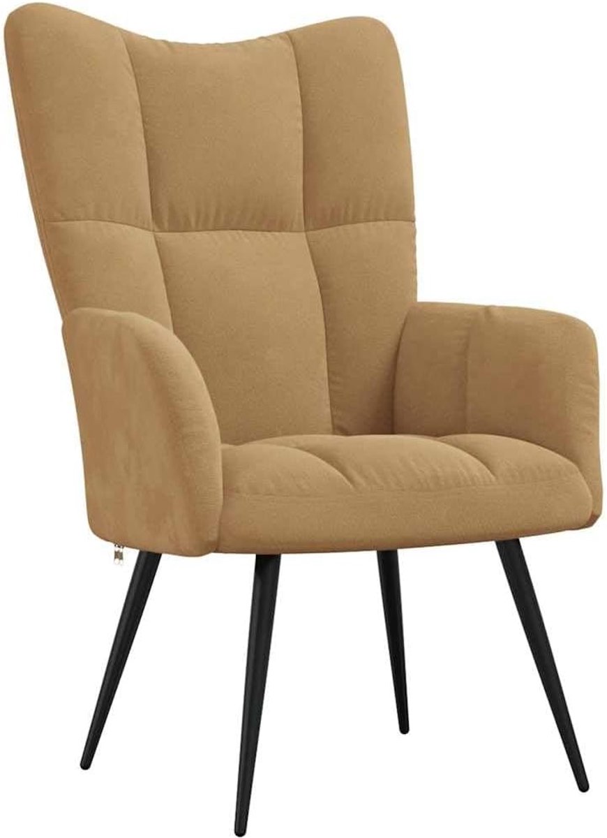 Comfortabele Relaxfauteuil met Voetenbank Fluweel