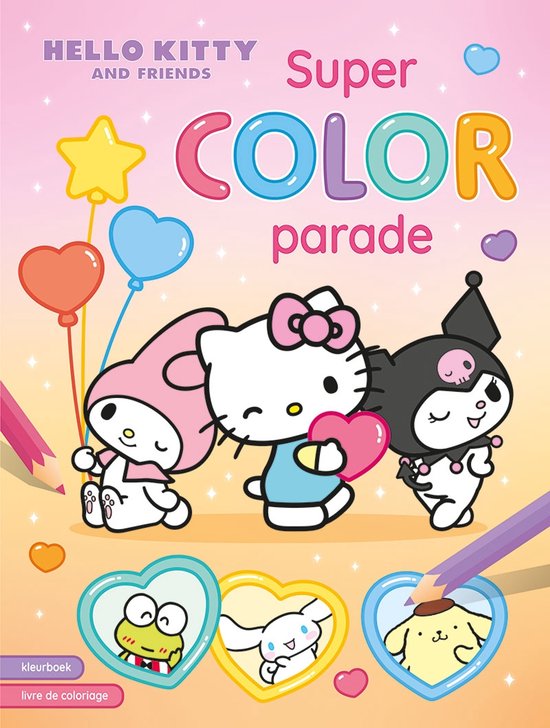 Hello Kitty and Friends Super Color Parade - cover