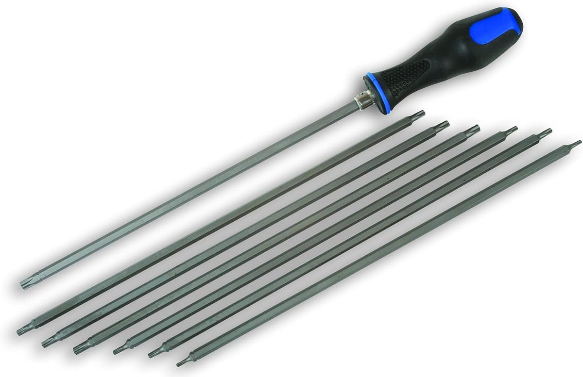 Torx Schroevendraaierset - Ster Schroevendraaiers - Precisie Werk - Verwisselbare Dubbele Messen - 7-delig