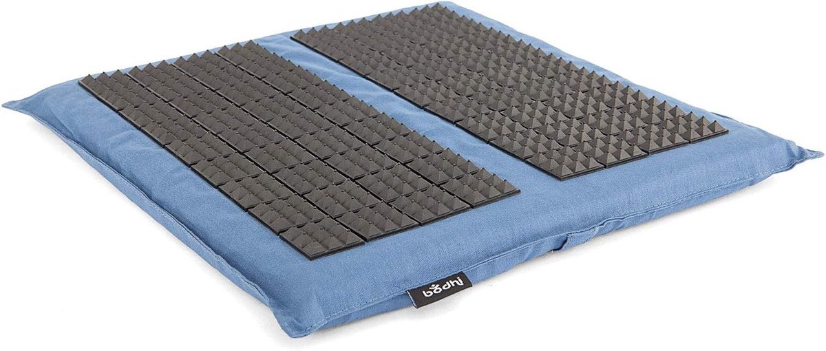 Voet Acupressuur Mat - Voetreflex Stimulator - Ontspanning Thuis - 648 Stimulatiepunten - Kleine Mat - Blauw