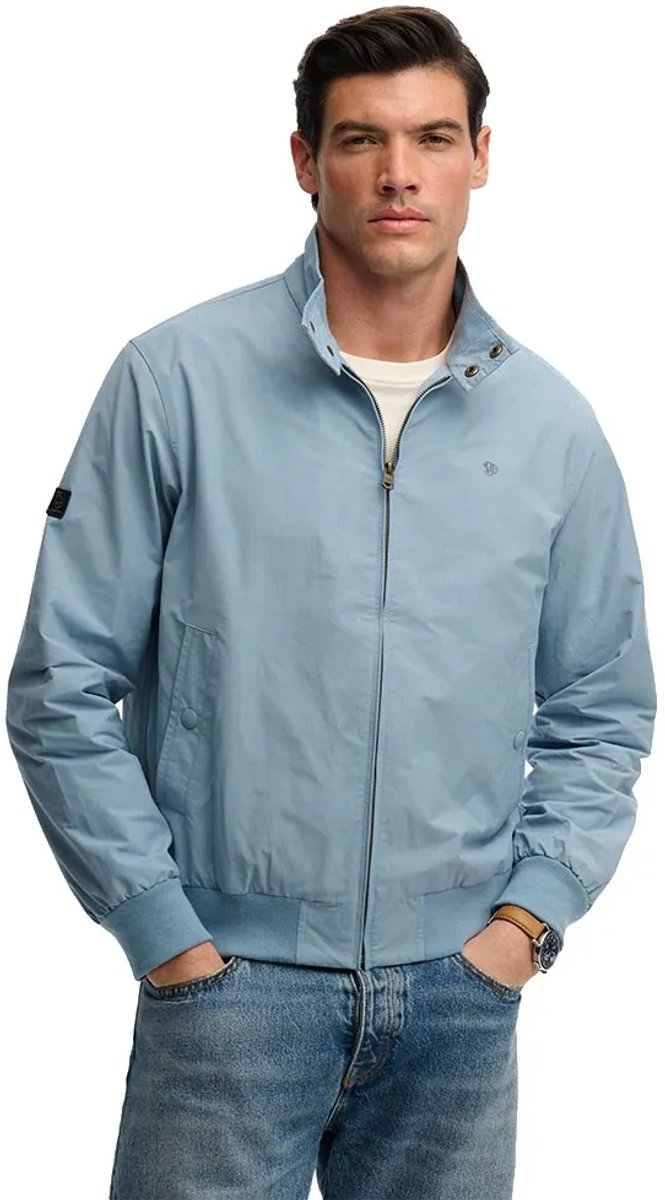 Superdry Jas Classic Harrington Jacket M5012343a P74 China Mannen Blauw