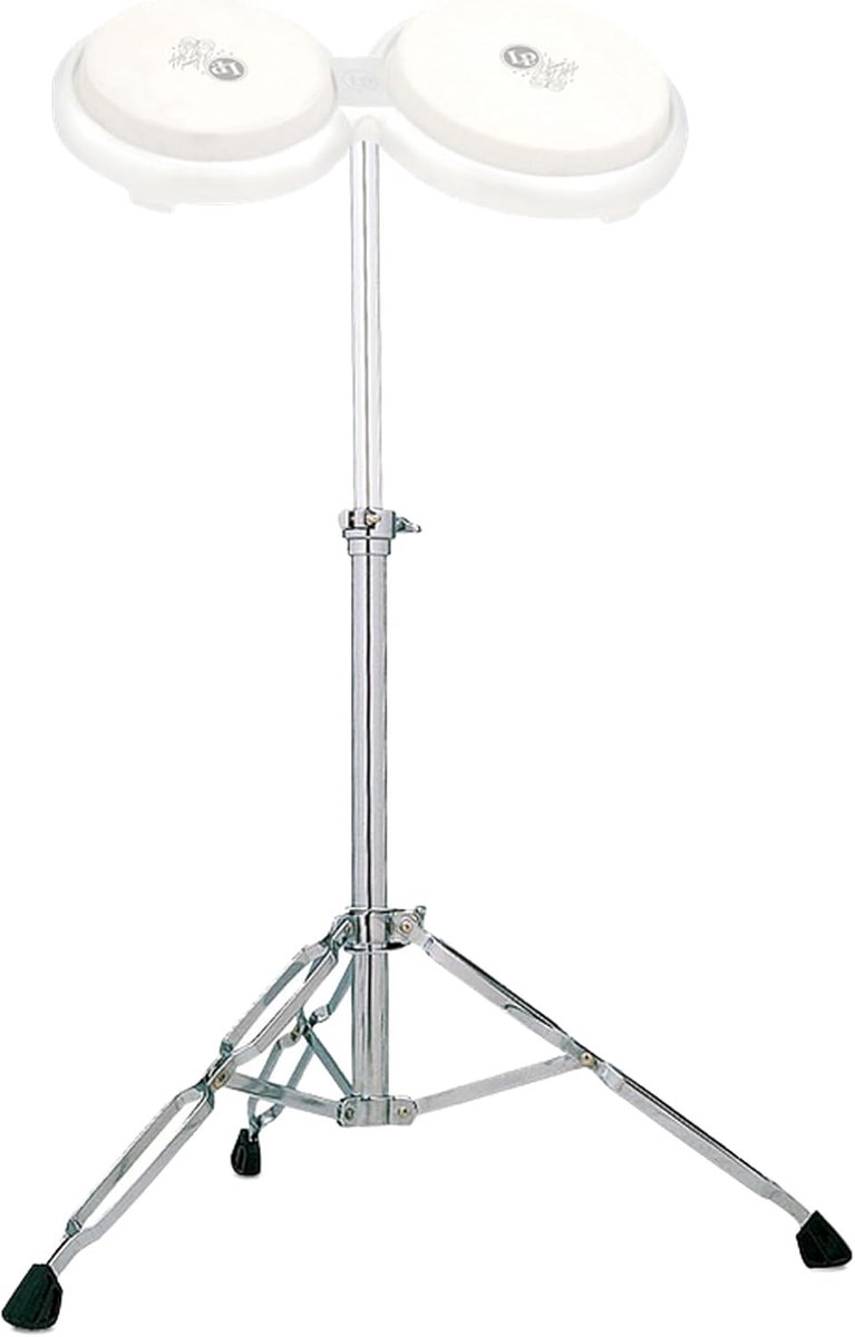 Bongo Statief - Percussie Houder - Muziek Optreden - Compact Ontwerp - 66cm Hoog - Zwart