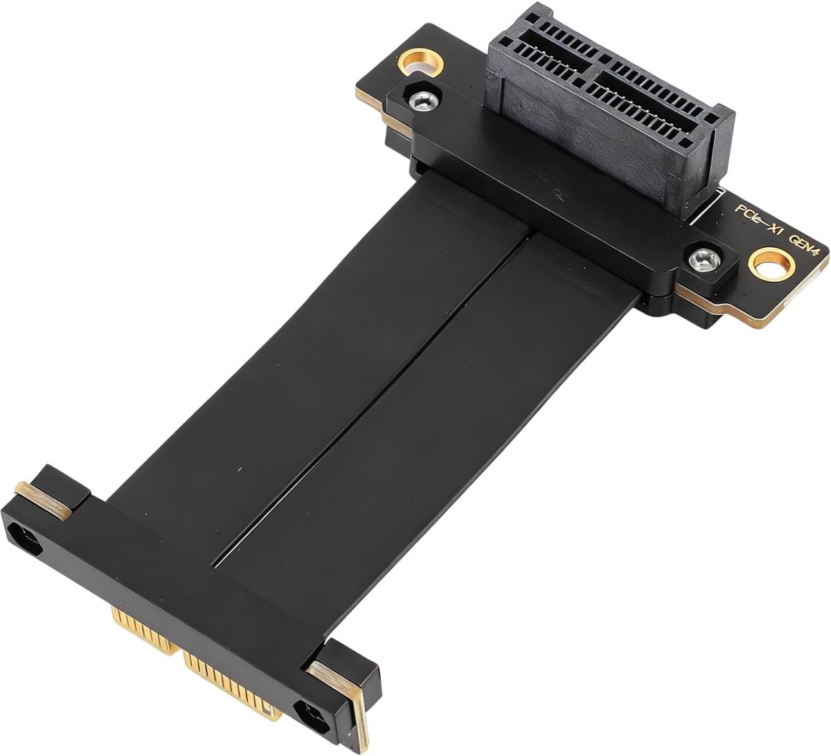 Verlengkabel PCIe X1 - Riser Kabel Adapter - Componenten Plaatsen - Dubbel 90 Graden - 5 cm