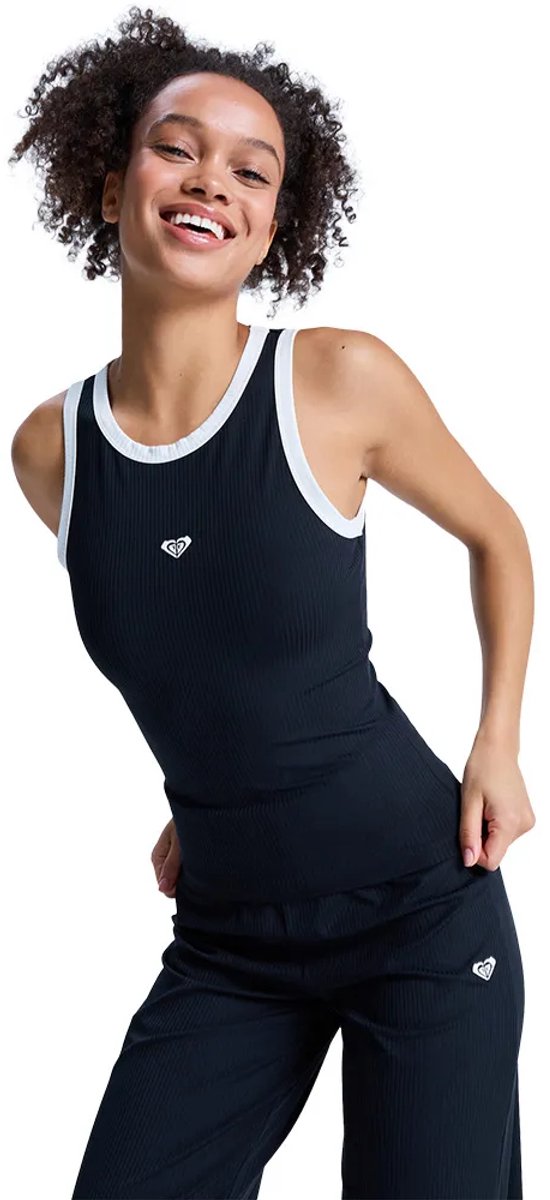 Roxy Rise & Vibe Easy Top Zonder Mouwen XS Vrouw Antraciet