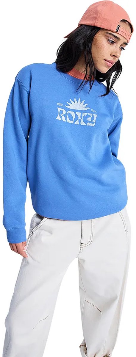 Roxy Surf Stoked Brushed Vintage Sweatshirt M Vrouw Blauw