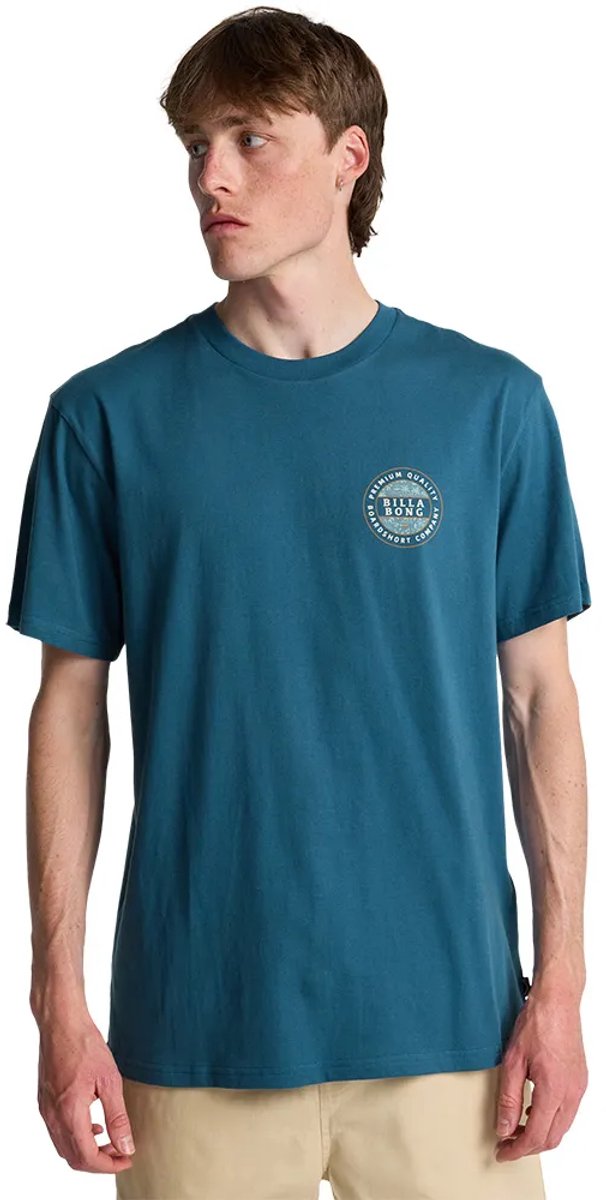Billabong Rotor T-shirt Met Korte Mouwen M Man Turquoise