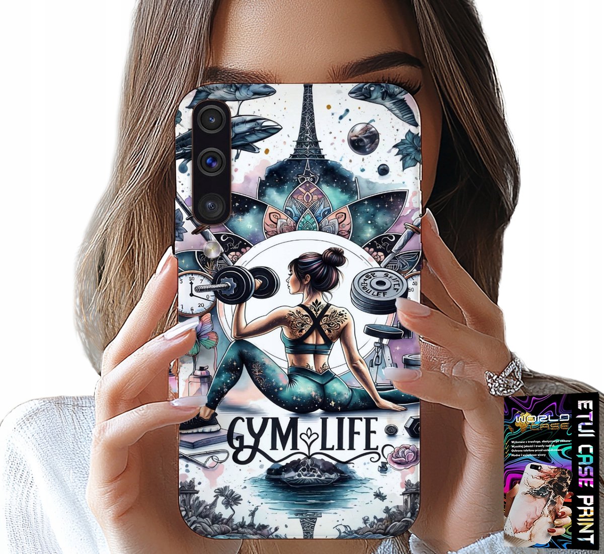 HOESJE VOOR SAMSUNG A50 / A30S - GYM LIFE FITNESS FITNESSIARA CROSSFIT