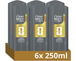 Dove Men+Care 3-in-1 Douchegel - Active Comfort FIFA Edition - 6 x 250 ml