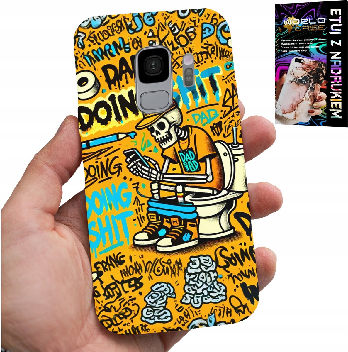 HOESJE VOOR SAMSUNG GALAXY S9 - DOING SHIT SKONEBODY ON THE TOILET CASE