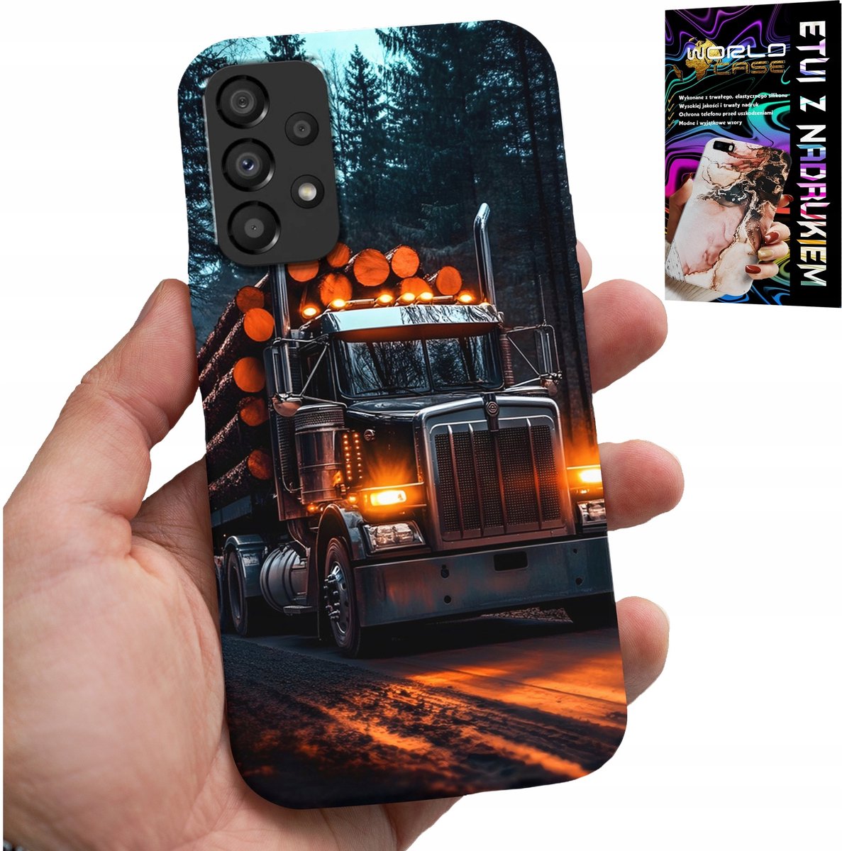 HOESJE VOOR SAMSUNG GALAXY A33 5G - ACHTERKANT MET TRUCK-MODEL