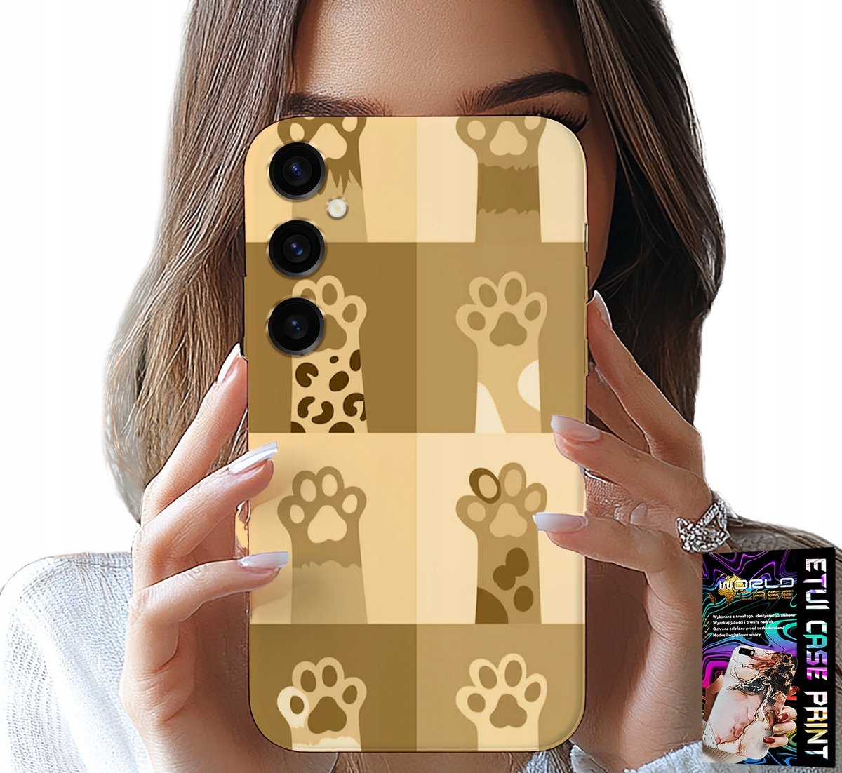 HOESJE VOOR SAMSUNG GALAXY S24 FE - HOU VAN KATTEN, PATRONEN MET KATTEN, KATTENPOTEN