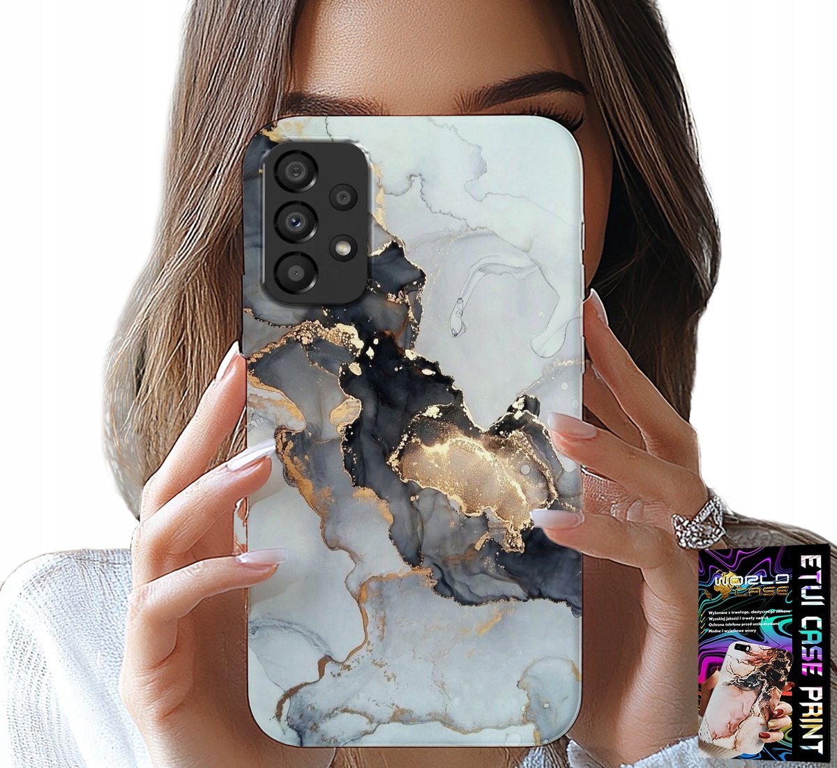 HOESJE VOOR SAMSUNG GALAXY A53 5G - ELEGANT MARMERMODIEUS EN VROUWELIJK PATROON