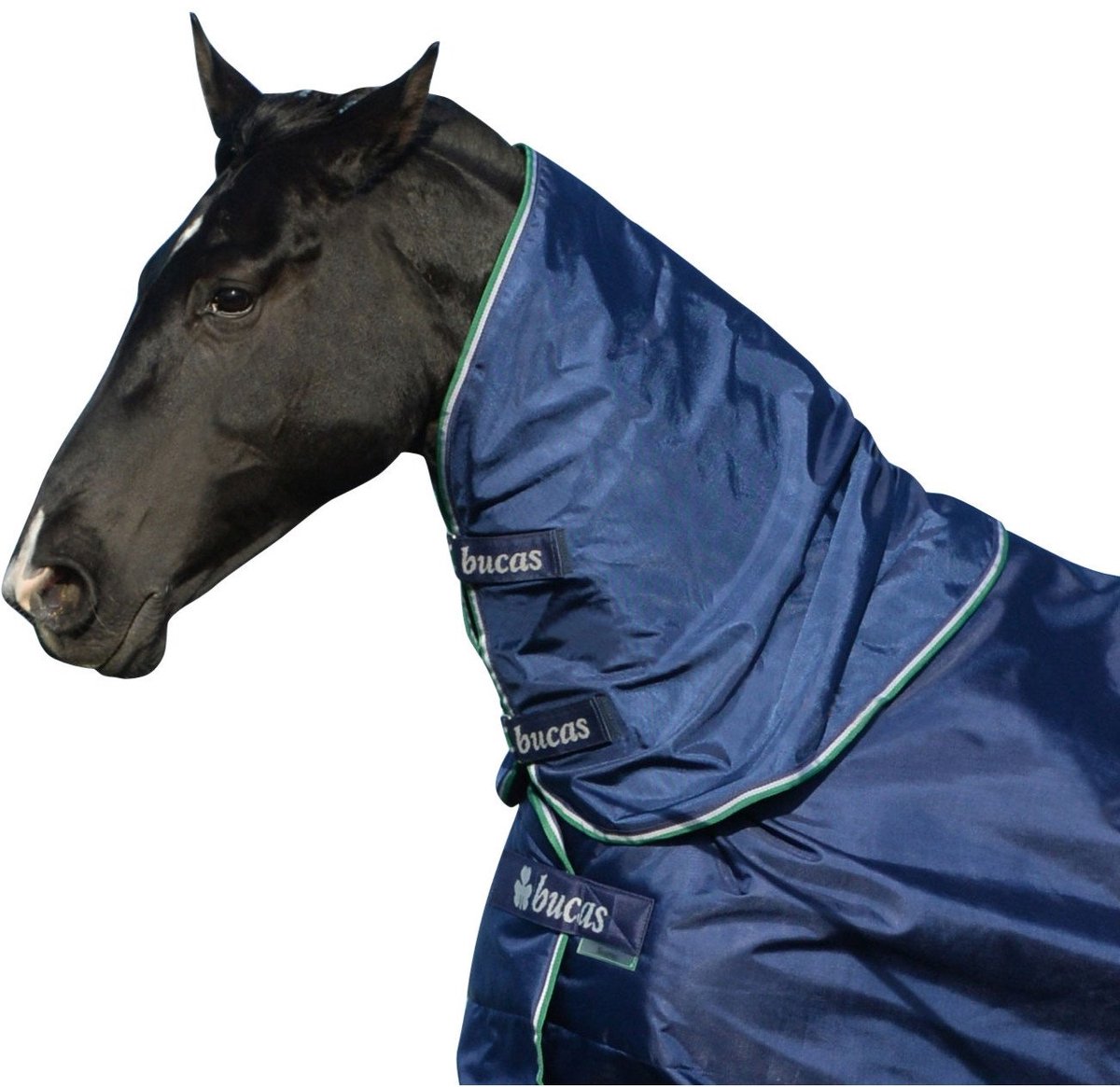 Paardendeken Halsstuk - Paardenuitrusting - Bescherming Paard - Ademend Materiaal - 145 cm - Blauw