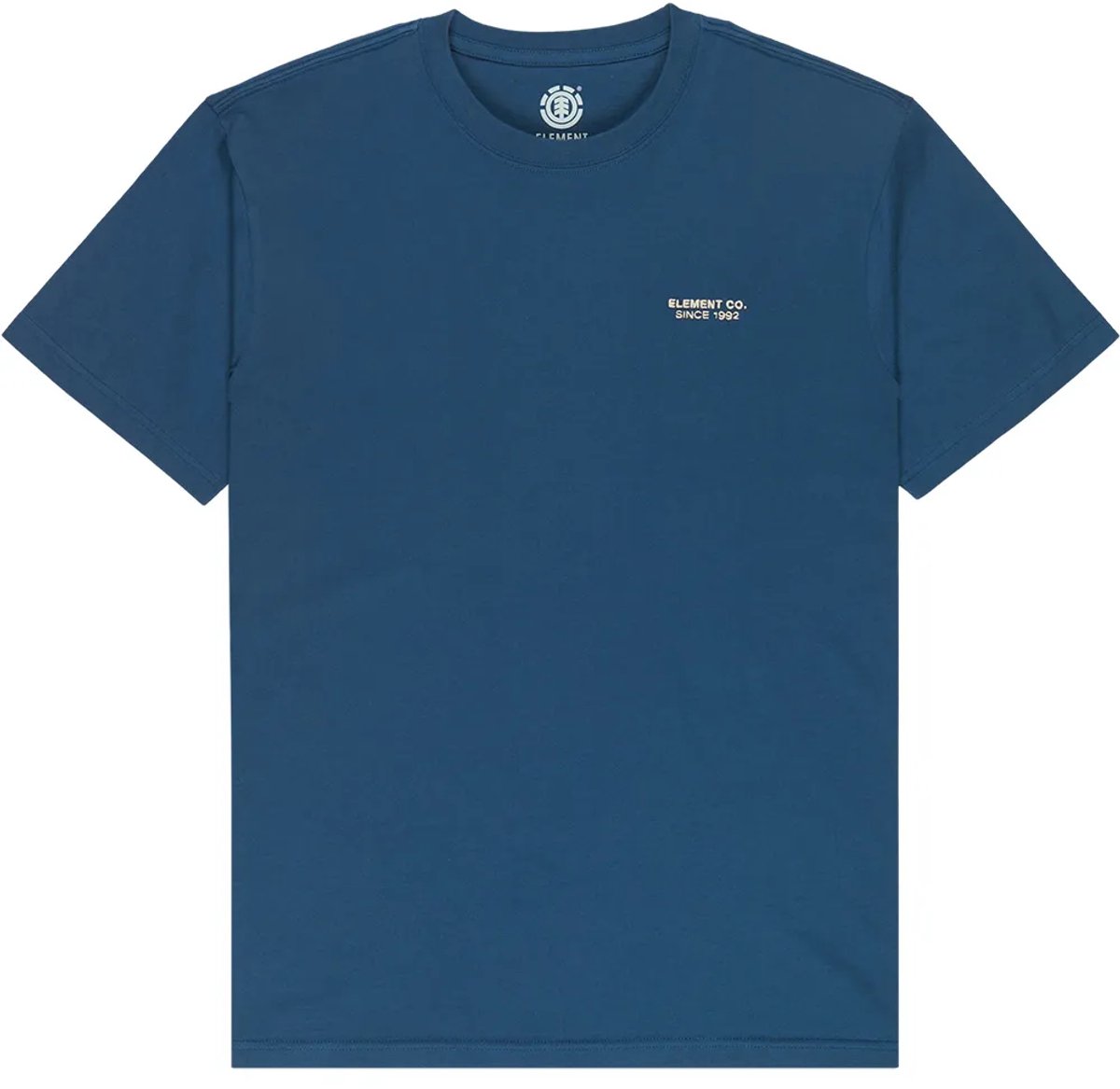 Element Co Emb T-shirt Met Korte Mouwen S Man Denim