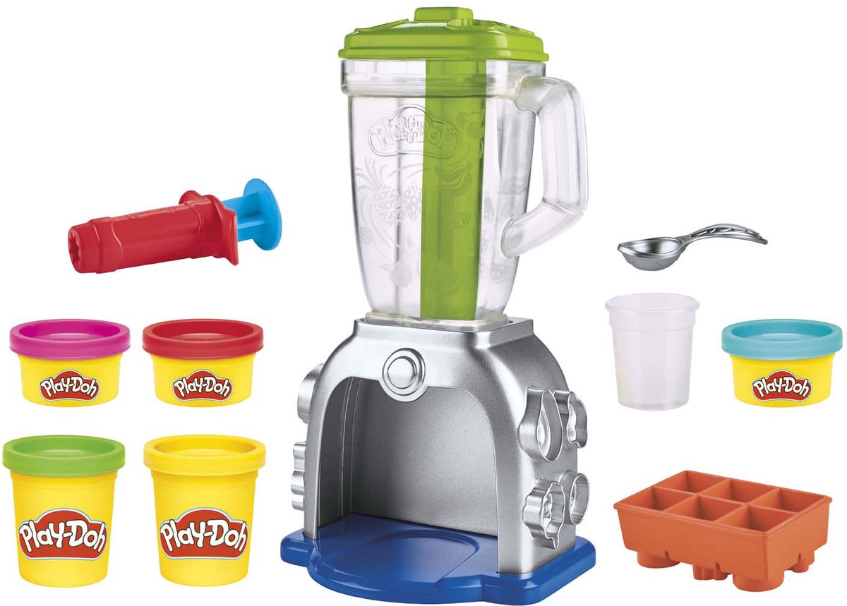 Play-Doh Smoothie Blender Set - Boetseerklei - 5 Play-Doh potjes - Knutselen voor kinderen — afbeelding 10