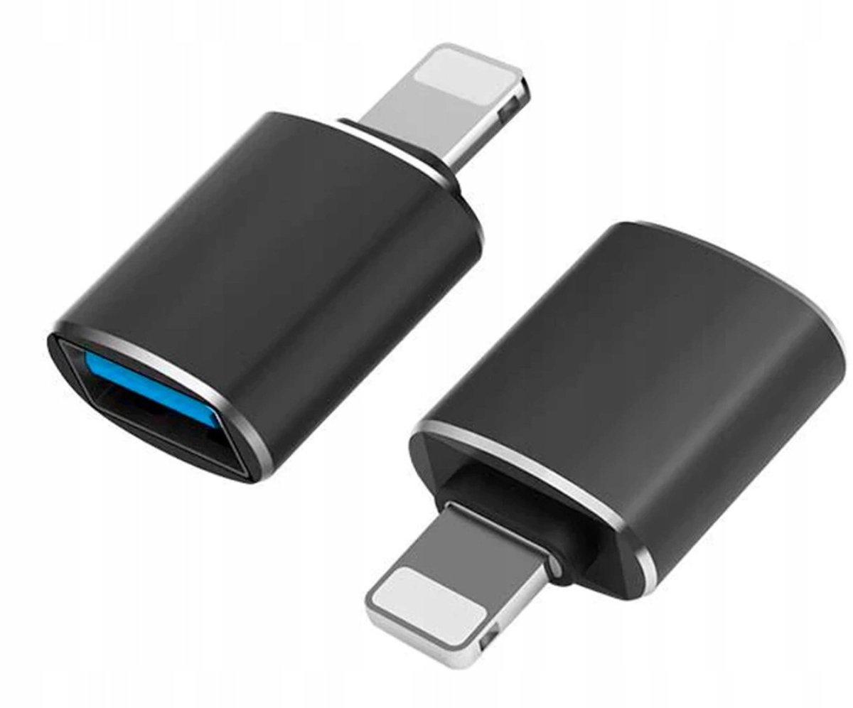 EtuiTab Serie - Lightning naar USB 3.0 Adapter - Zwart - Plug and Play - OTG