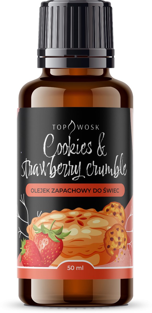 TopWosk - Geurstokjes - Cookies & Aardbeien Crumble - 50 ml
