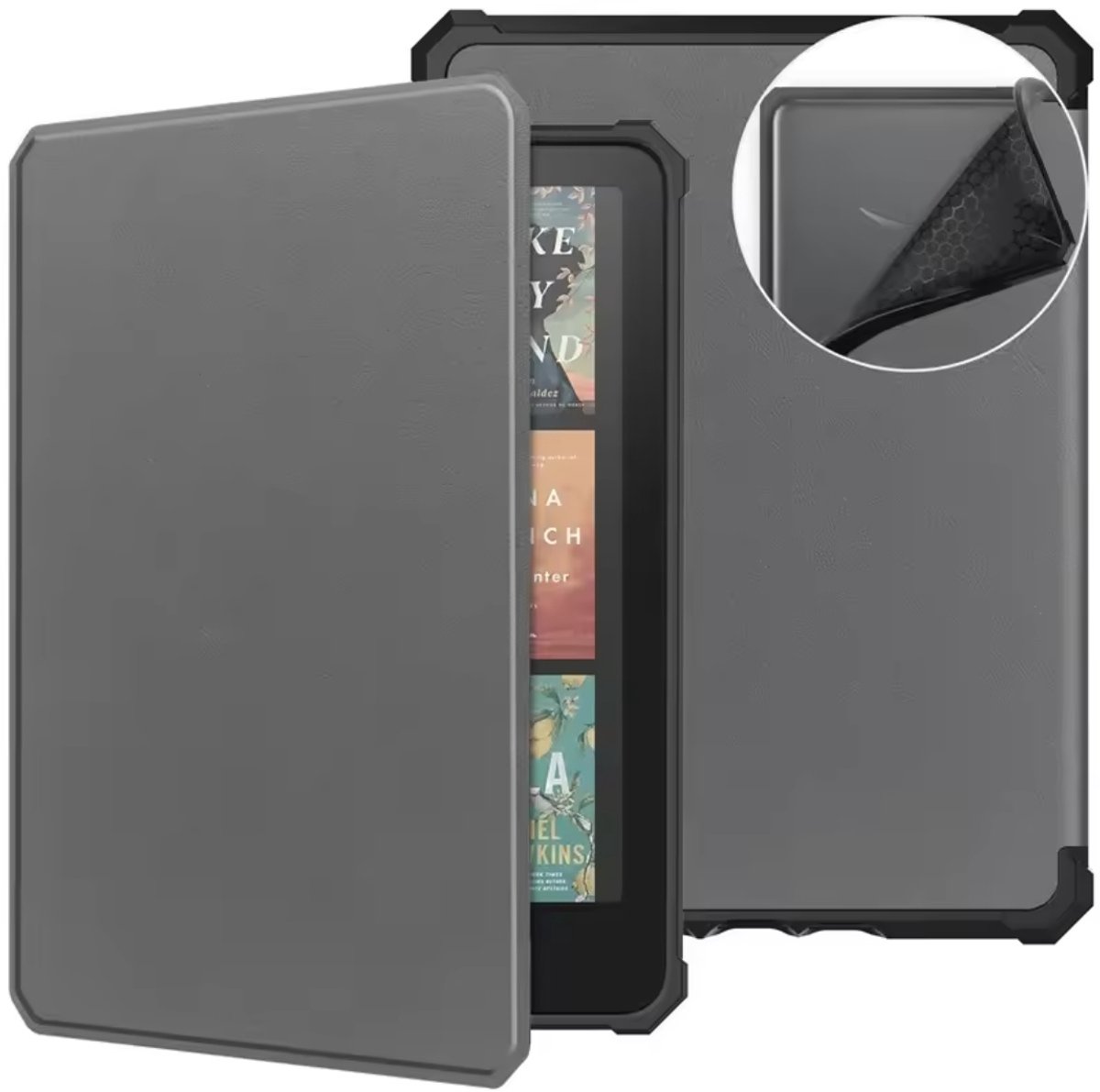 EtuiTab SiliCover - Tablethoes - Grijs - Auto Sleep/Wake - Magnetische Sluiting