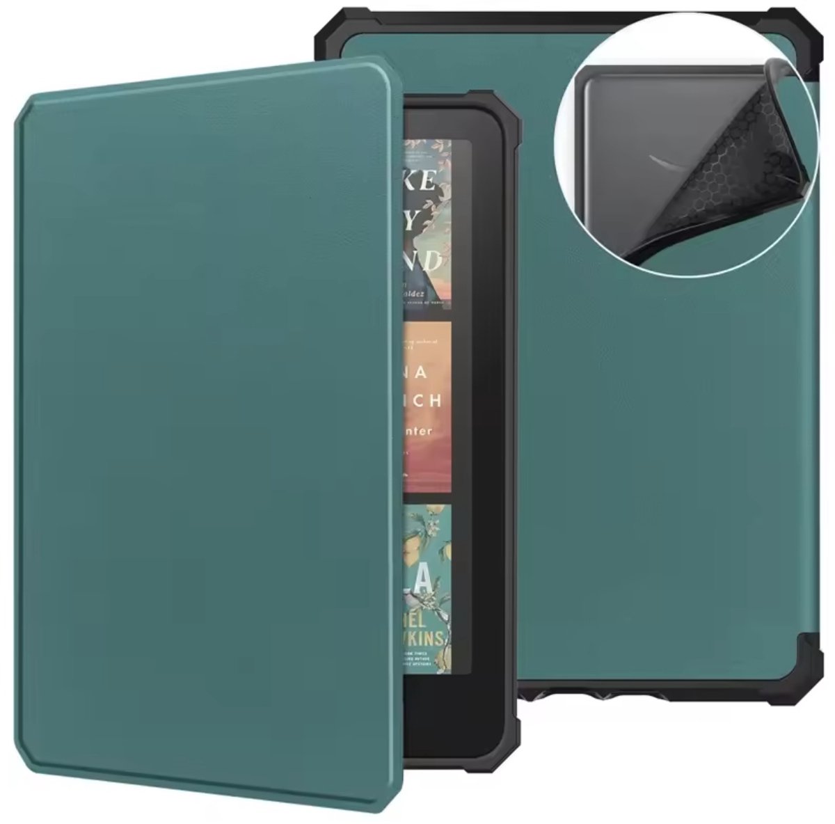 EtuiTab SiliCover - Case voor Kindle Paperwhite 6 - Groen - Auto Sleep/Wake