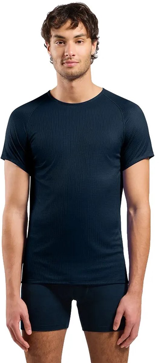 Odlo Active Light Korte Mouwen Basislaag Blauw S Man