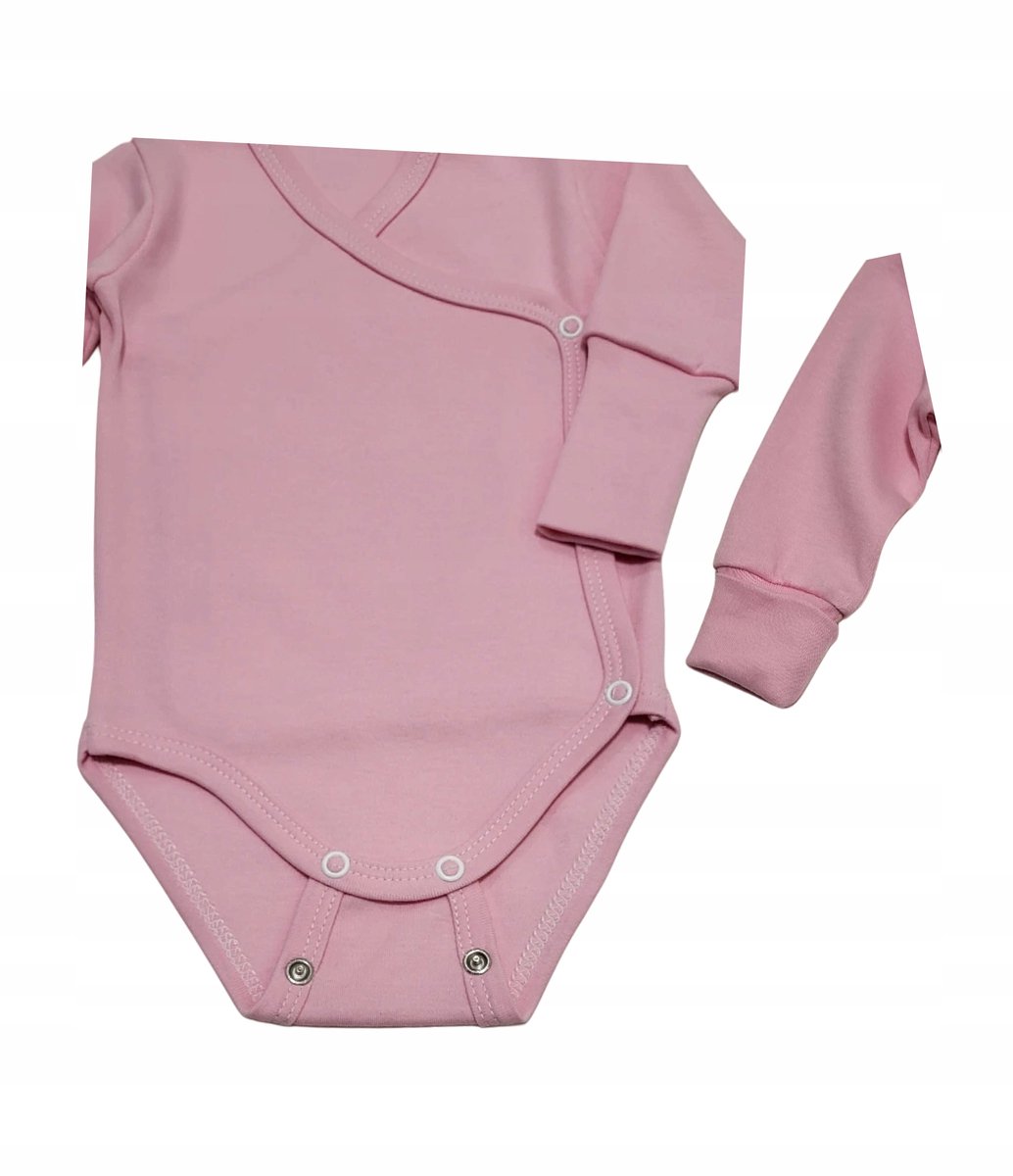 Dartomik - Lichaam - Roze - Lange Mouwen - Tweedelige Knoopsluiting