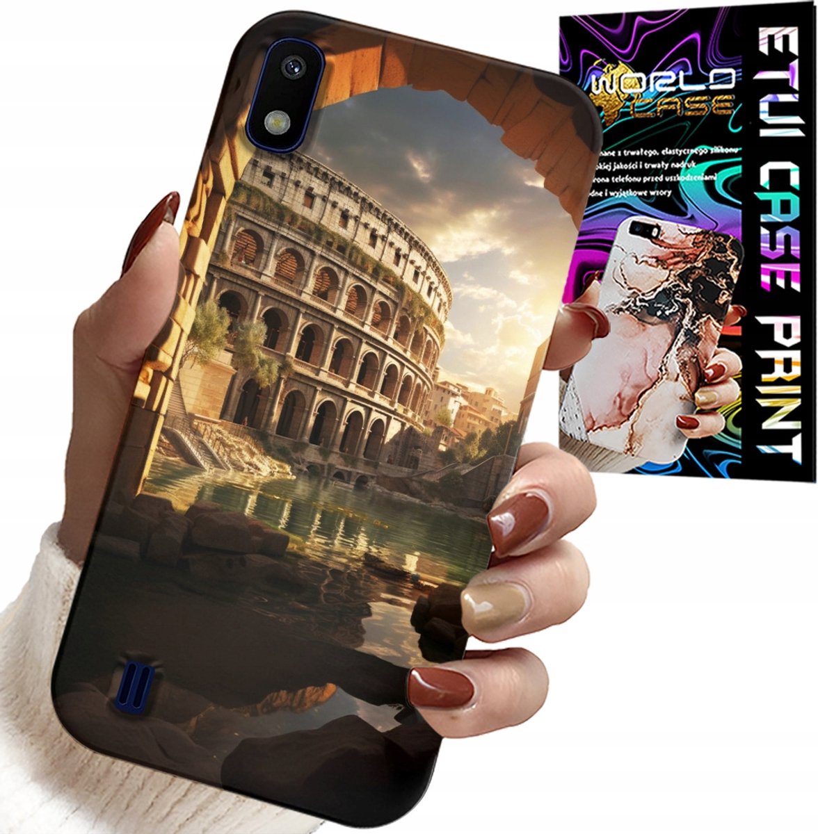 HOESJE VOOR SAMSUNG A10 - ROME COLOSSEUM ROMEINEN OUDHEID