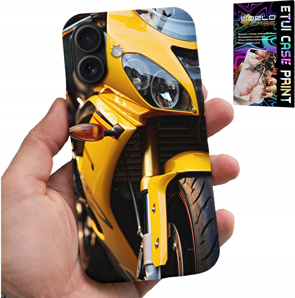 iPhone 16 Plus hoesje - Achterkant met motorfietsventilator