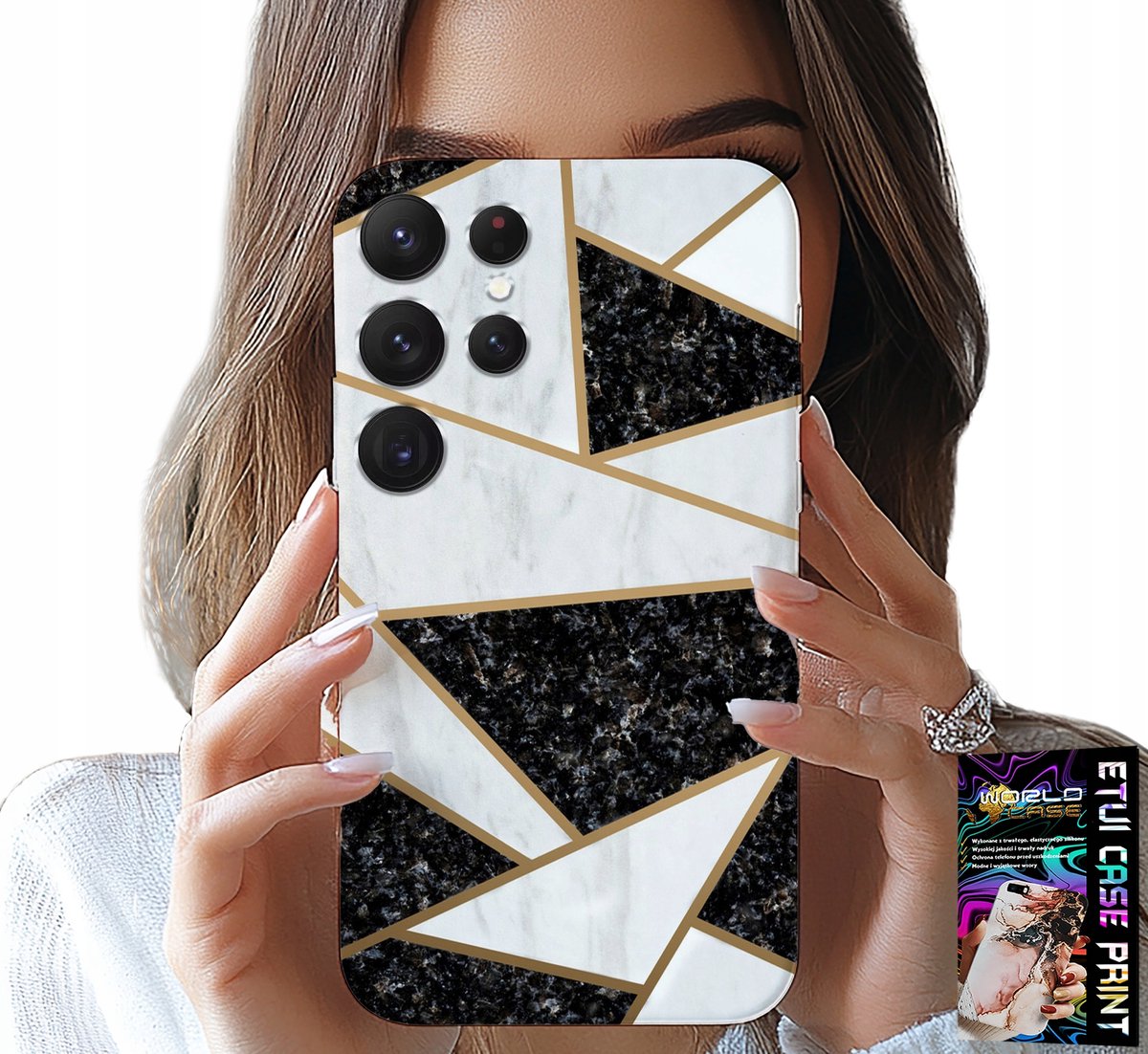 HOESJE VOOR SAMSUNG GALAXY S25 ULTRA - ELEGANT EN MODIEUS PATROON + GLAS
