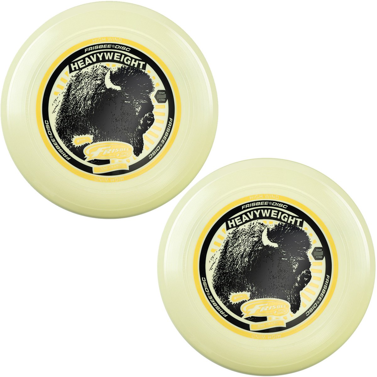 FRISBEE Heavyweight Werpschijf - 27,94 cm - 200g Stabiel - 2 stuks