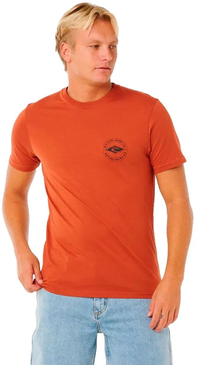 Rip Curl Staple TEE - Baked Clay