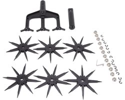 Bodemverticuteerder - Grondfrees cultivator - Tuinbodem losmaken - Handmatig 2-in-1 ontwerp - 20 x 157 cm