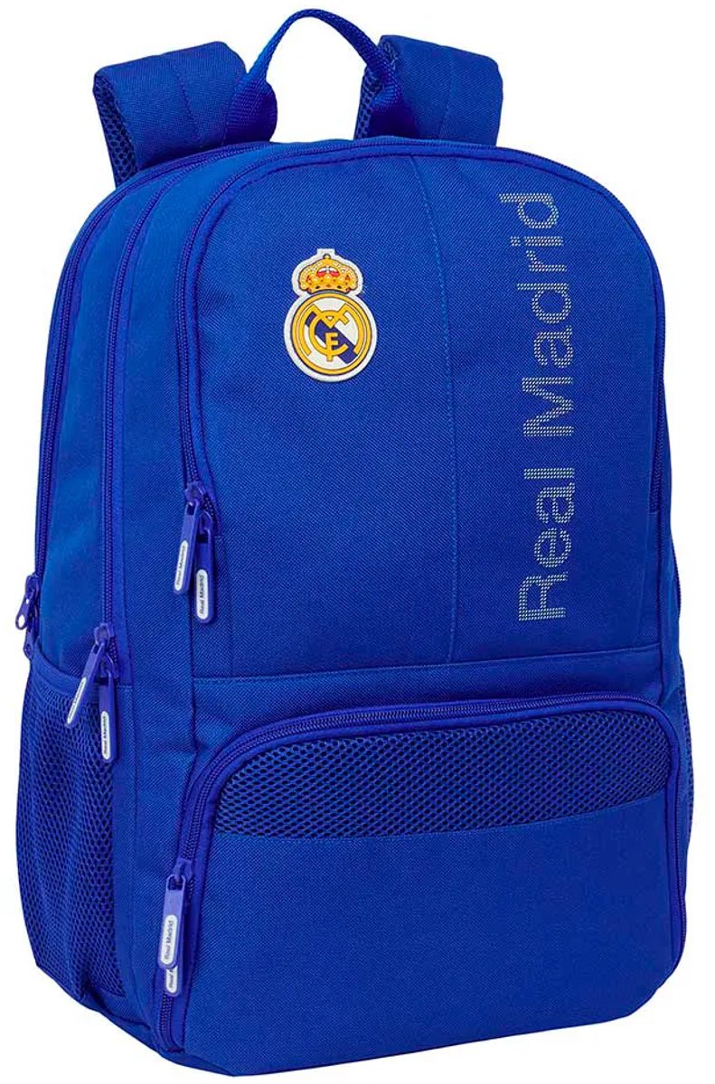 Schoolrugzak Real Madrid C.F. Blauw 30 x 42 x 17 cm