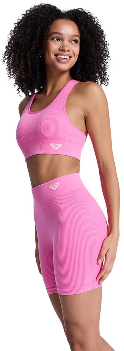 Roxy Chillout Seamless Washed Korte Sportbroek Roze XS-S Vrouw — afbeelding 3