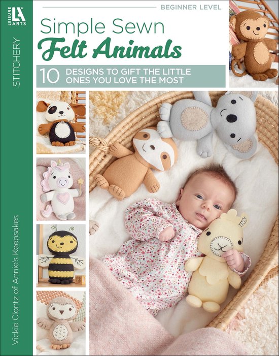 Simple Sewn Felt Animals - cover
