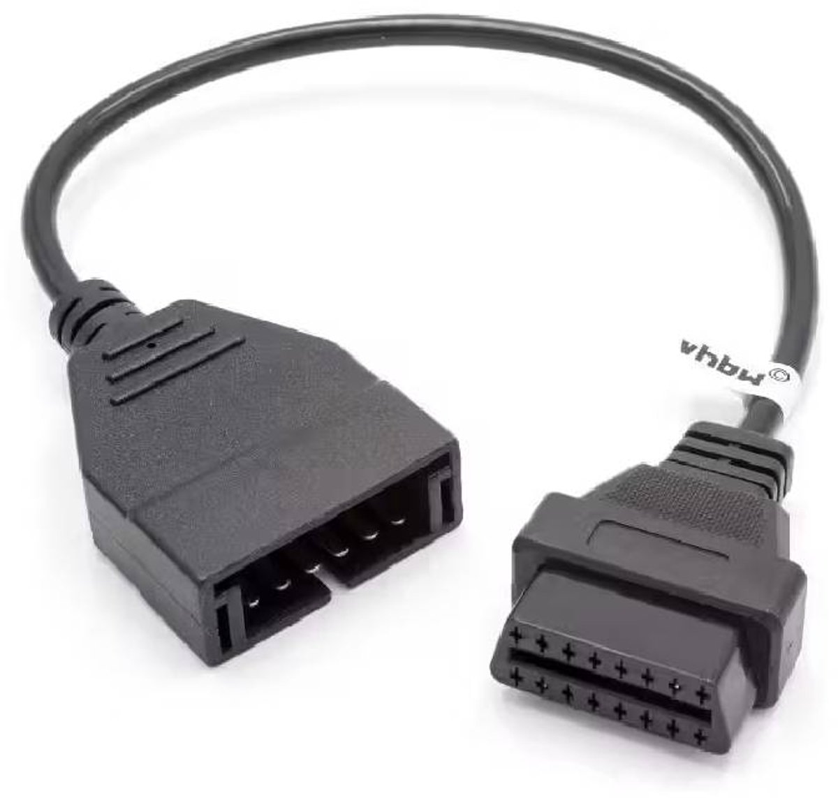 OBD2 Adapterkabel voor GM en Chevrolet - OBD1 12 naar 16-pins OBD2 - 0,2 meter - Zwart