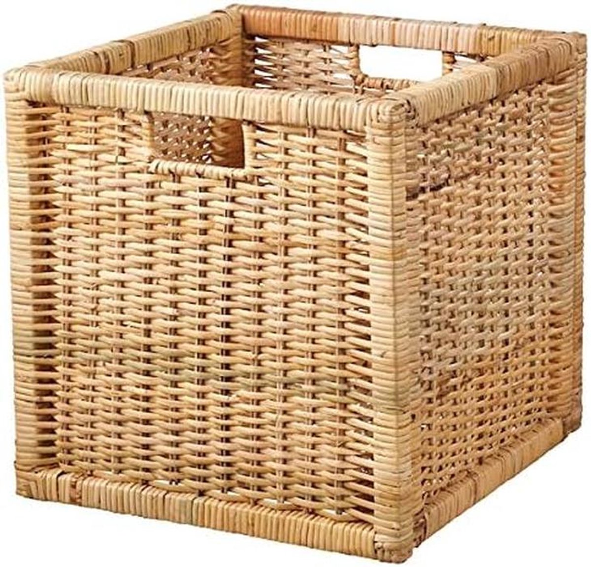 Opbergmand - Opbergdoos Organizer - Kantoor Thuis - Draagbaar Stevig - 32x34x32 cm - Donkergrijs