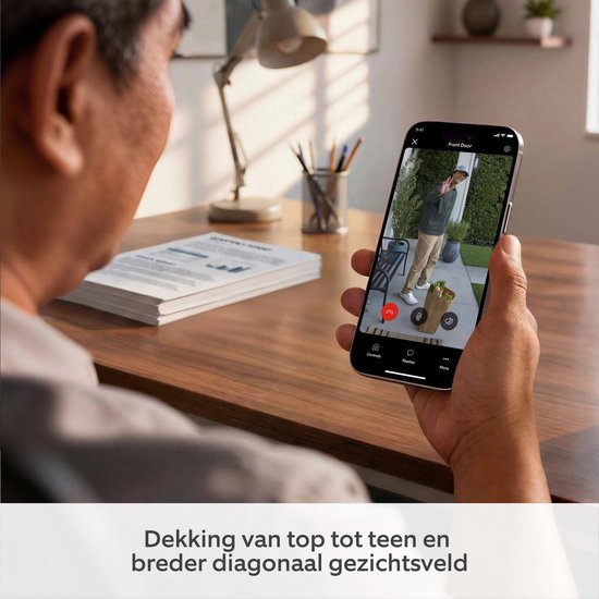 Ring Bedrade videodeurbel (nieuwste generatie) - Speckled Grey - 2k video