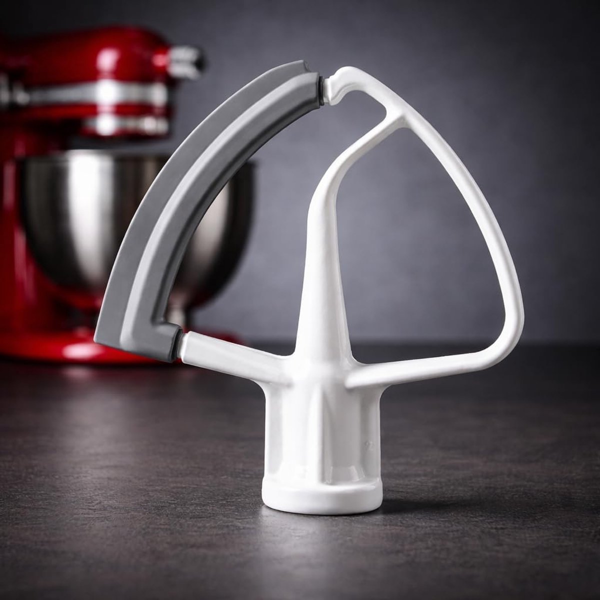 Flexi Roerder Keukenmachine Accessoire Efficiënt Mixen Flexibele Siliconen Lip 4.3L 4.8L Kom