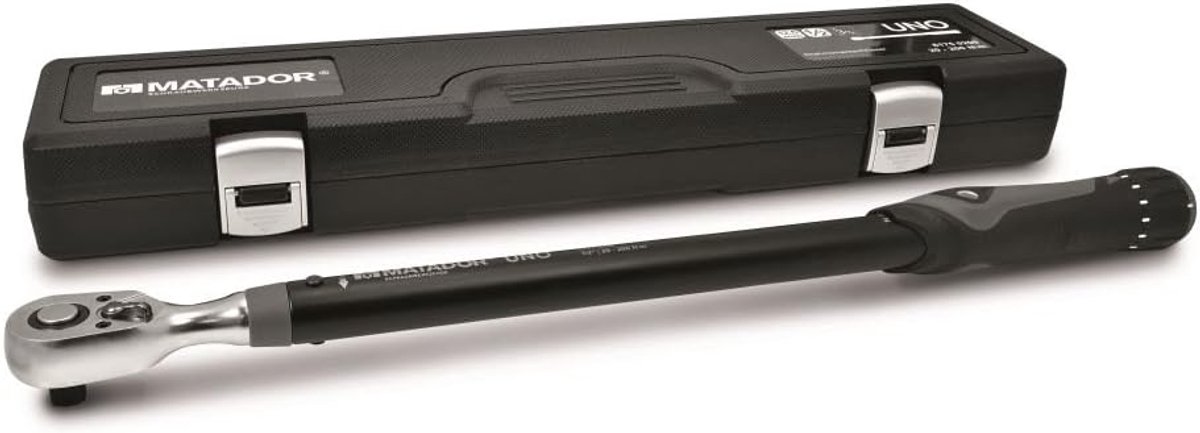 Momentsleutel - Draaimomentsleutel - Nauwkeurig Aandraaien - Eenvoudige Instelling - 20-100 Nm - Zwart