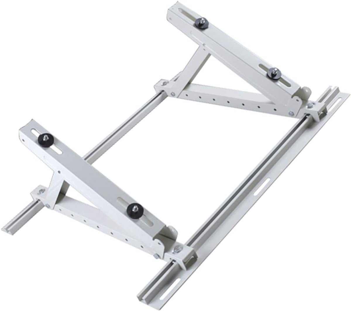 Airco Houder - Verstelbare Beugel - Dakmontage Buitenunit - Robuust Metaal - 520 x 850 mm - Wit