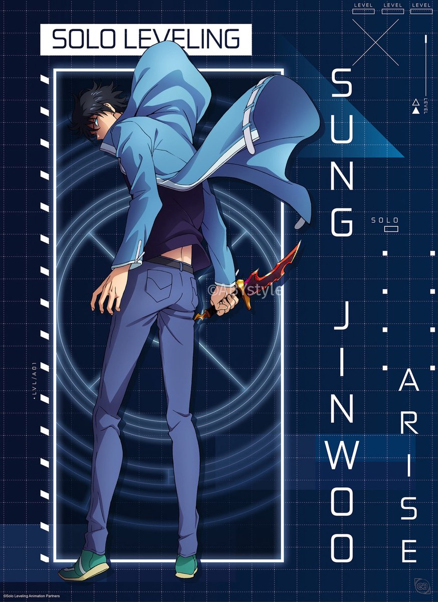 Poster Solo Leveling - Jinwoo Arise 38x52cm