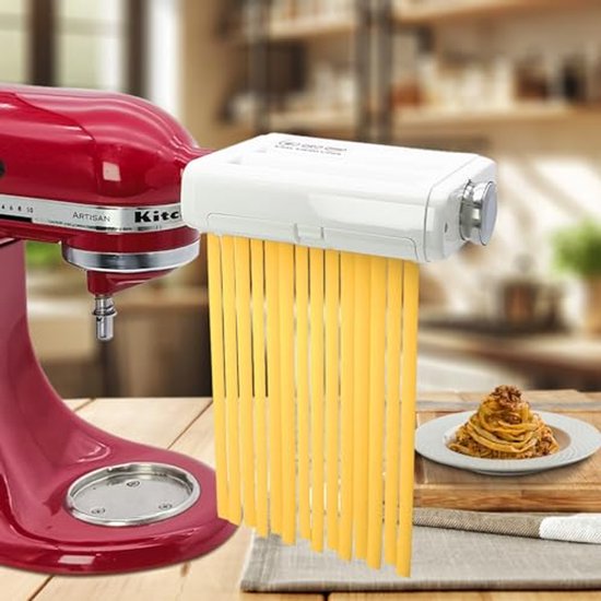 Omgoods - Pasta Maker Attachment voor Kitchen Aid - 3-in-1 Pastamaker Accessoire — afbeelding 3
