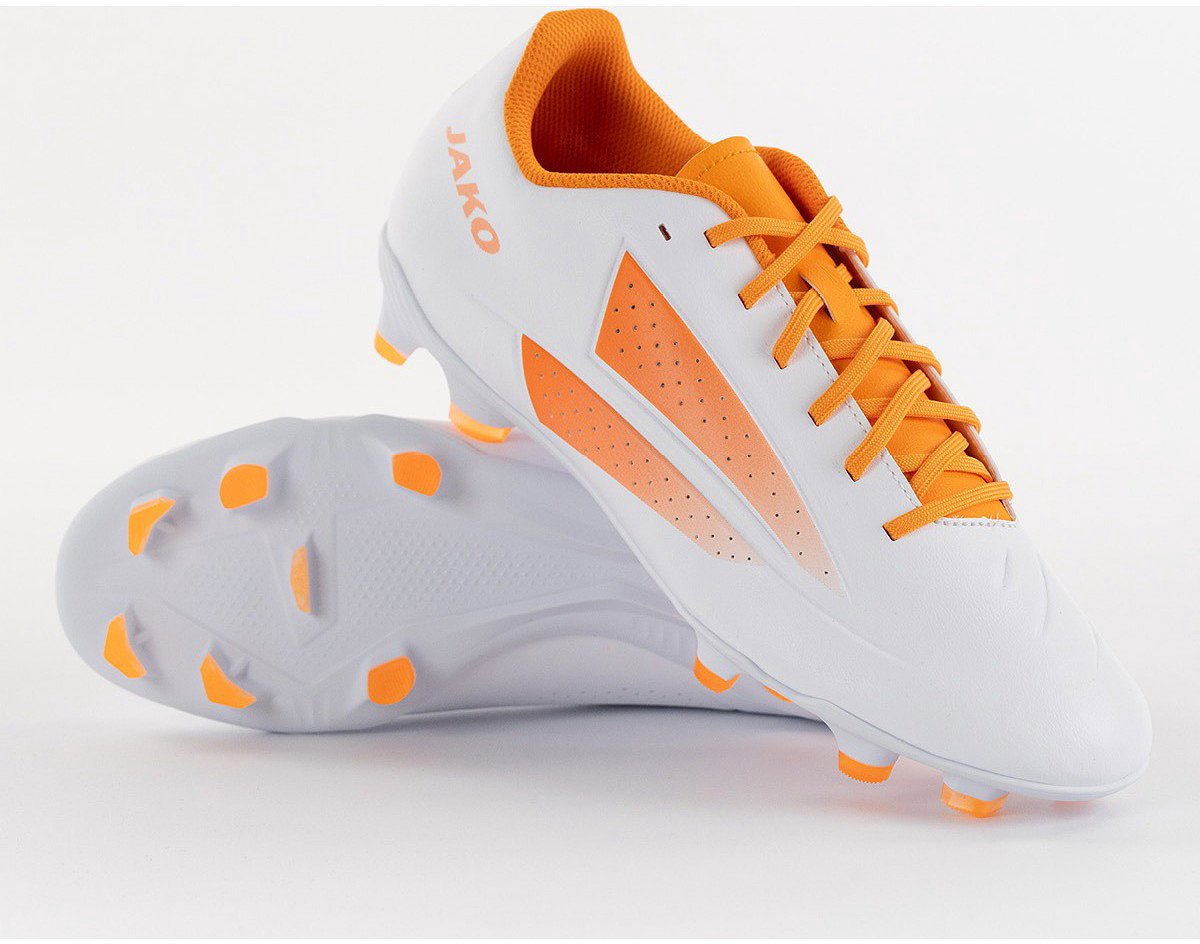 Jako Opura Team Voetbalschoenen Fg - Wit / Oranje | Maat: 42,5