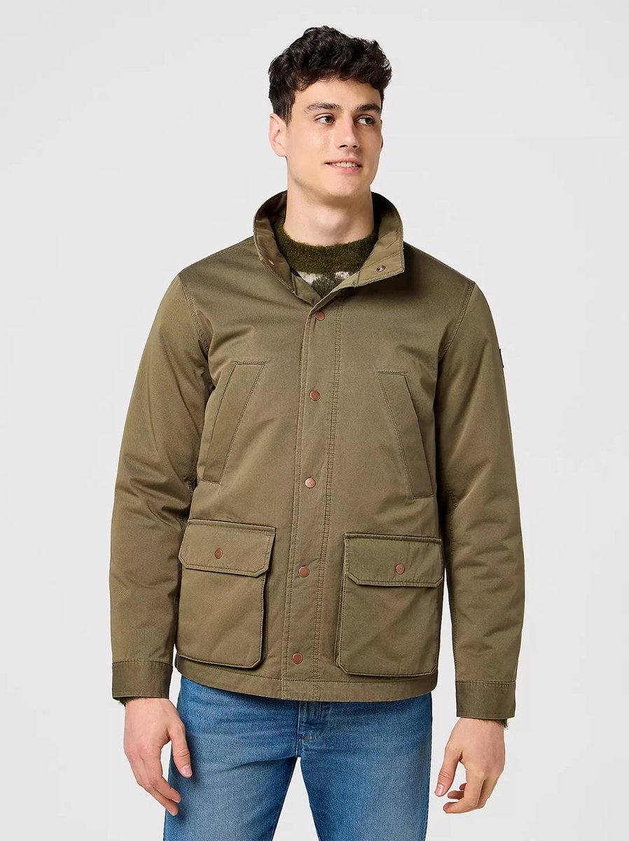 Wrangler FIELD JACKET IVY L Groen