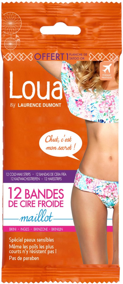 Loua Ontharingsstrips Bikinilijn (1st. 12 strips)